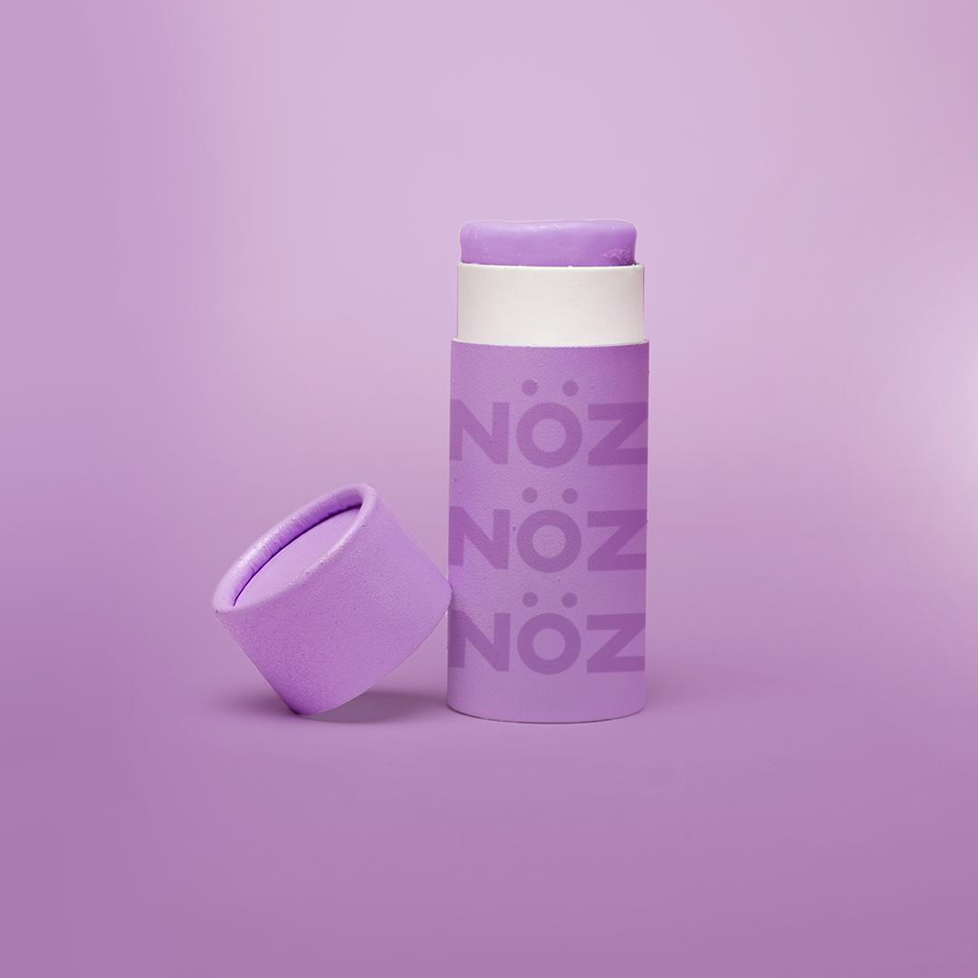 purple noz vegan nose sunscreen stick